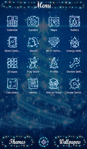 Dreamy Wallpaper Magical Christmas Tree Theme Screenshot 1