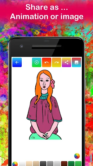 Famous Paintings Coloring Screenshot 2
