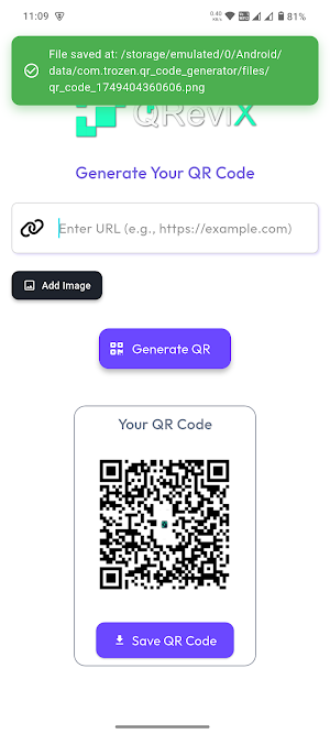 QReviX - QR Code Generator Screenshot 0