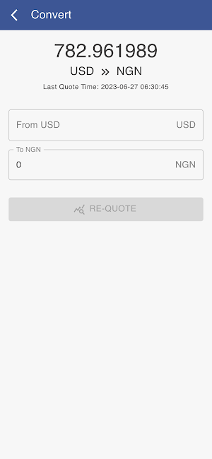 USD to Naira Screenshot 1