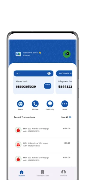 Aliosdata: Data | Airtime Screenshot 2