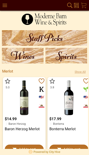 Moderne Barn Wines & Spirits Screenshot 2