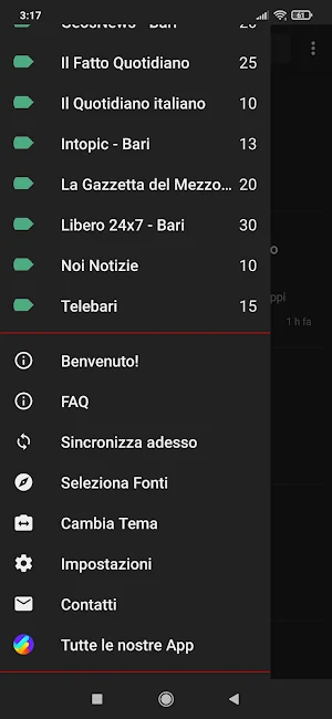Bari notizie Screenshot 1