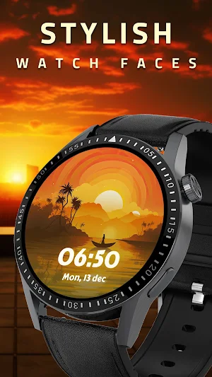 Horizon Sunset Watch Face Screenshot 1