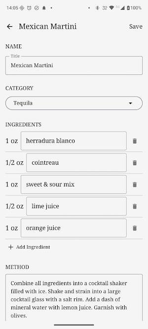 Cocktail Manual: Drink Recipes Screenshot 3