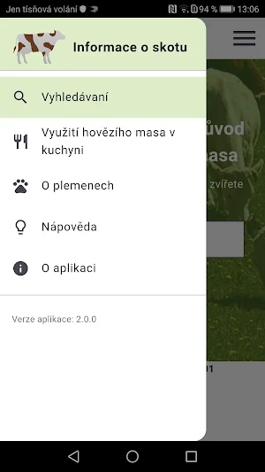 Informace o skotu Screenshot 2