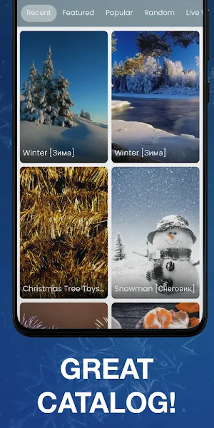 Christmas Live Wallpaper - New Year Wallpaper Screenshot 1