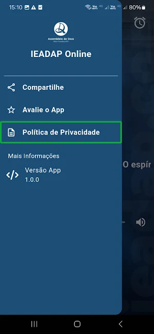 IEADAP Online Screenshot 1