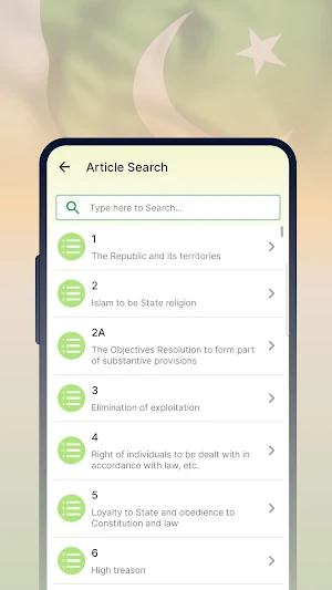 Constitution of Pakistan Screenshot 3