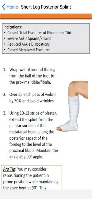 Splinting 101 Screenshot 2