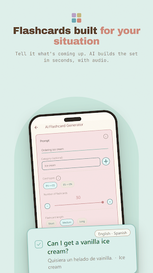 Vorelo: Flashcards & Speaking Screenshot 2