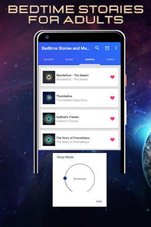 Bedtime stories for adults - Sleep music Screenshot 3