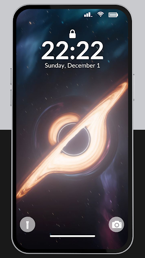 Dark Black Hole Wallpaper 4K Screenshot 2