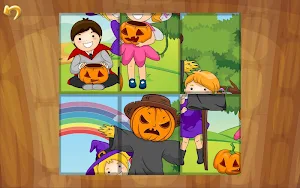 Toddler Games - Halloween Family Puzzle Kids ❤️👻 Screenshot 1
