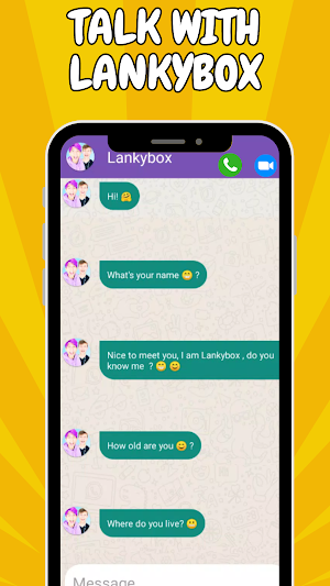 Lankybox - Fake Video Call Screenshot 2