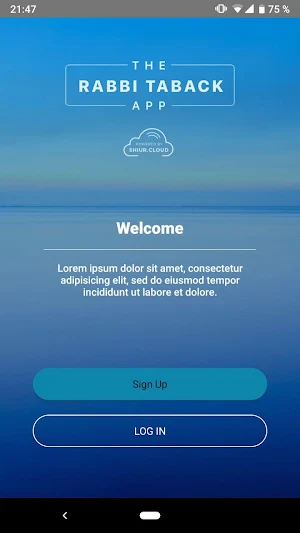 The Rabbi Taback App Screenshot 0