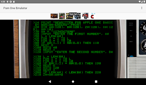 Pom One Apple 1 Emulator Screenshot 3