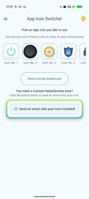 Screen Lock & Custom AppIcons Screenshot 1