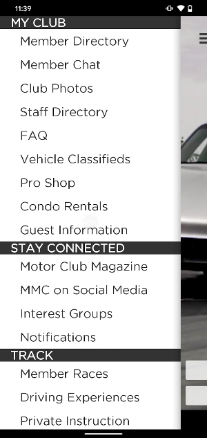 Monticello Motor Club Screenshot 1