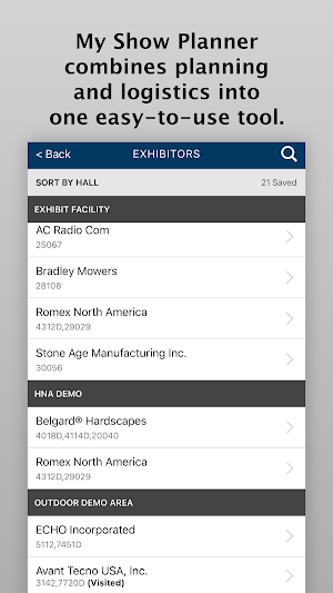 Equip Exposition App Screenshot 2
