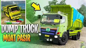 Mod Bussid Truck Pasir 2024 Screenshot 3