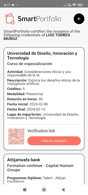 SmartPortfolio Screenshot 1