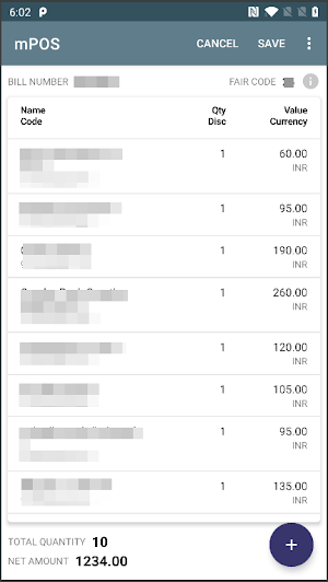 mPOS Screenshot 1
