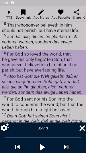 English kjv - the German Bible Screenshot 3