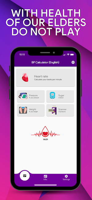 Blood Pressure App Diary, BPD Screenshot 0