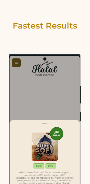Halal Food Scanner Screenshot 1