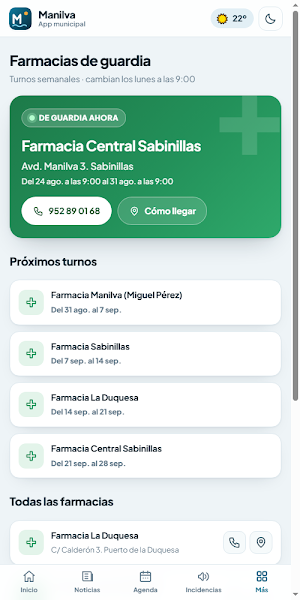 Manilva WebSite Screenshot 2