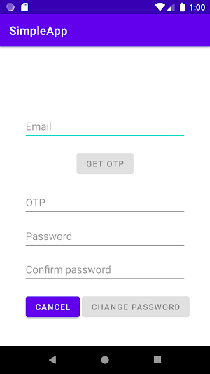 SimpleApp Screenshot 0