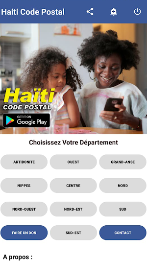 Haiti Code Postal Screenshot 2
