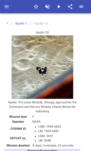 Manned space flights Screenshot 2