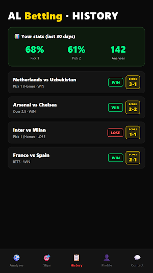 AL Betting Screenshot 3