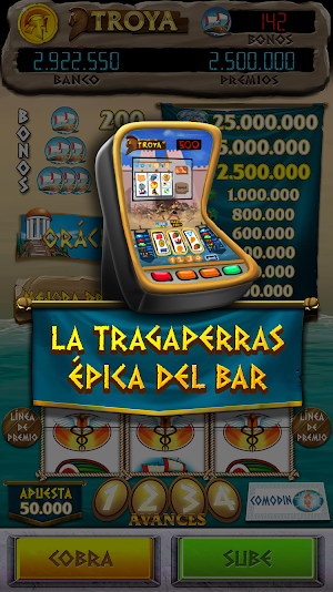 Troya - Tragamonedas Bar Gratis Online Screenshot 0