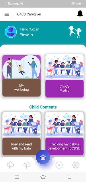 C4CD Caregiver Screenshot 1