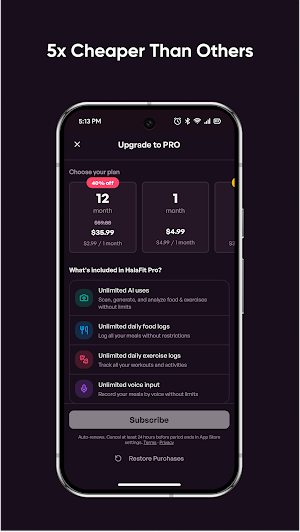 HalaFit – AI Calorie Counter Screenshot 2