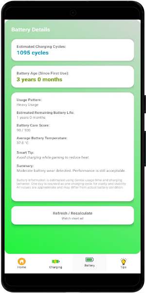 Battery Health & Charging Info Screenshot 2
