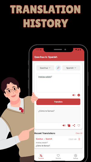 Quechua to Spanish Translator Screenshot 0