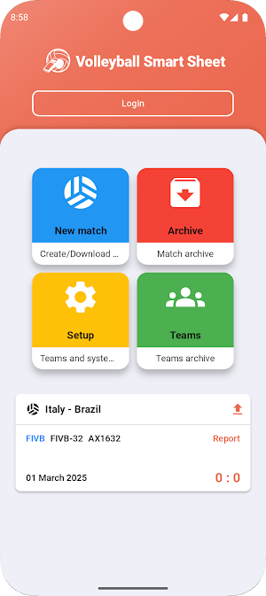 Volleyball SmartSheet Screenshot 0