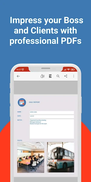 My Daily Report App Screenshot 1