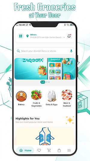 ZAQOOTA – Grocery & Food Screenshot 1