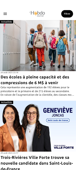 L’Hebdo Journal Screenshot 0