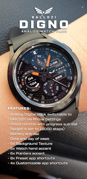 BALLOZI Digno Watch Face Screenshot 1