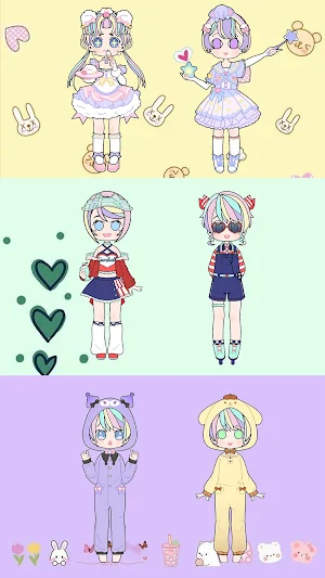 DIY Anime Doll: Dress Up Game Screenshot 3