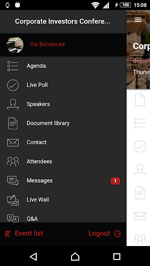 demoMedia Attendee Screenshot 2