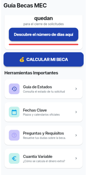 Guía Beca MEC (No oficial) Screenshot 1