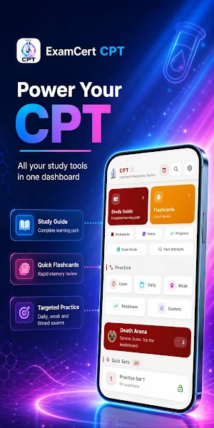 CPT Prep 2026 ® ExamCert Screenshot 1
