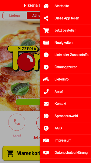 Pizzeria Torino Wilnsdorf Screenshot 2